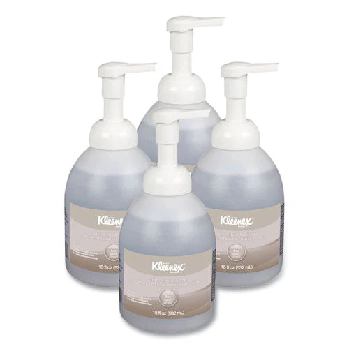 Alcohol-free Foam Hand Sanitizer, 18 Oz Pump Bottle, Fragrance-free, 4/carton - Image 1