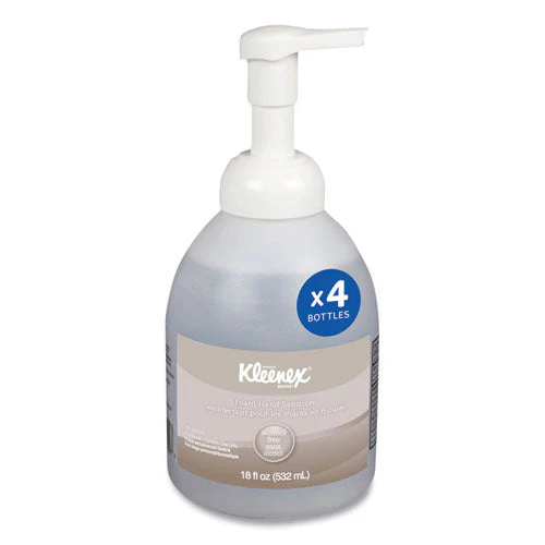 Alcohol-free Foam Hand Sanitizer, 18 Oz Pump Bottle, Fragrance-free, 4/carton - Image 3