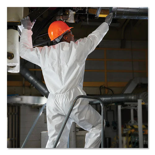 A30 Elastic-back And Cuff Coveralls, 2x-large, White, 25/carton - Image 3