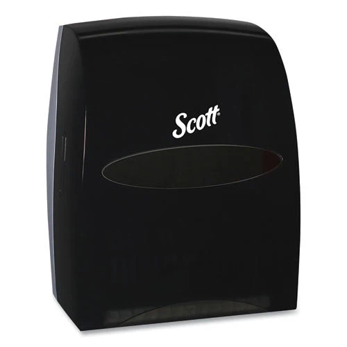 Essential Manual Hard Roll Towel Dispenser, 13.06 X 11 X 16.94, Black - Image 1