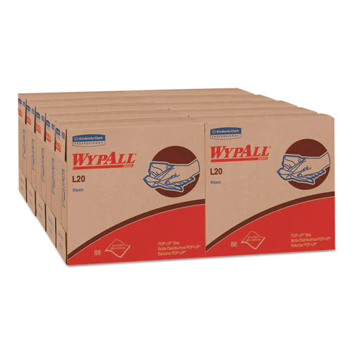 L20 Towels, Pop-up Box, 4-ply, 9.1 X 16.8, Unscented, White, 88/box, 10 Boxes/carton - Image 2