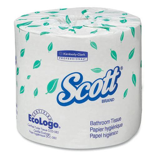 Essential Standard Roll Bathroom Tissue, Septic Safe, 2-ply, White, 550 Sheets/roll, 40 Rolls/carton - Image 1