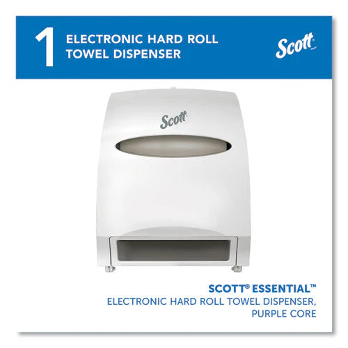 Essential Electronic Hard Roll Towel Dispenser, 12.7 X 9.57 X 15.76, White - Image 2