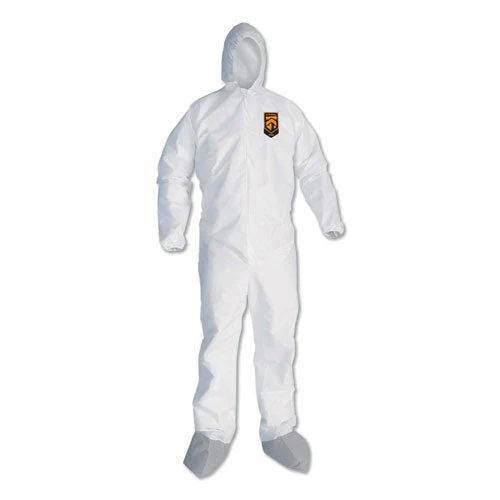 A45 Liquid/particle Protection Surface Prep/paint Coveralls, 3x-large, White, 25/carton - Image 1