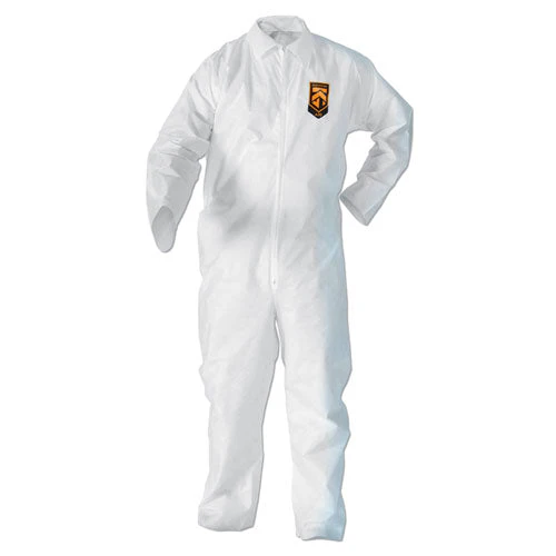 A20 Breathable Particle-pro Coveralls, Zip, Large, White, 24/carton - Image 1