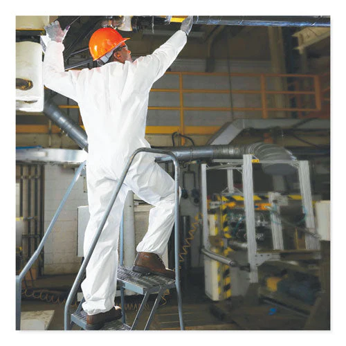 A20 Elastic Back Wrist/ankle Coveralls, X-large, White, 24/carton - Image 2