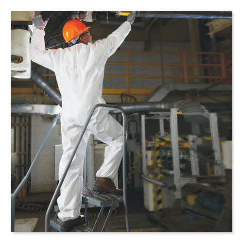 A20 Breathable Particle Protection Coveralls, Zip Closure, X-large, White - Image 2