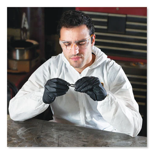 A20 Breathable Particle Protection Coveralls, Elastic Back, Hood And Boots, Large, White, 24/carton - Image 3