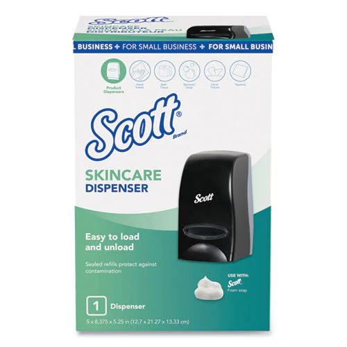 Essential Manual Skin Care Dispenser, For Small Business, 1,000 Ml, 5.43 X 4.85 X 8.36, Black - Image 2