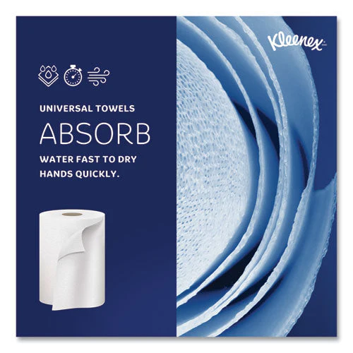Hard Roll Paper Towels With Premium Absorbency Pockets, 1-ply, 8" X 600 Ft, 1.75" Core, White, 6 Rolls/carton - Image 3