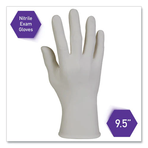 Sterling Nitrile Exam Gloves, Powder-free, Gray, 242 Mm Length, Small, 200/box - Image 3