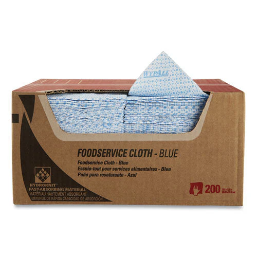 Foodservice Cloths, 12.5 X 23.5, Blue, 200/carton - Image 1
