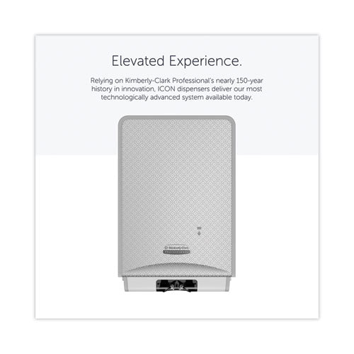 Icon Automatic Soap And Sanitizer Dispenser, 1.2 L, 8.06 X 14.18 X 4.75, Silver Mosaic - Image 3