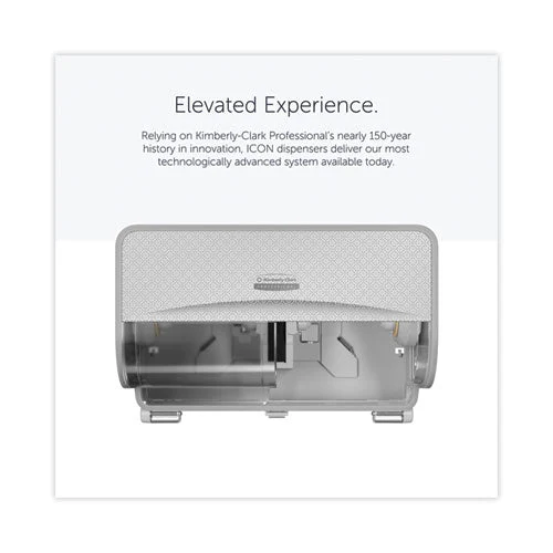 Icon Coreless Standard Roll Toilet Paper Dispenser, 8.43 X 13 X 7.25, Silver Mosaic - Image 2
