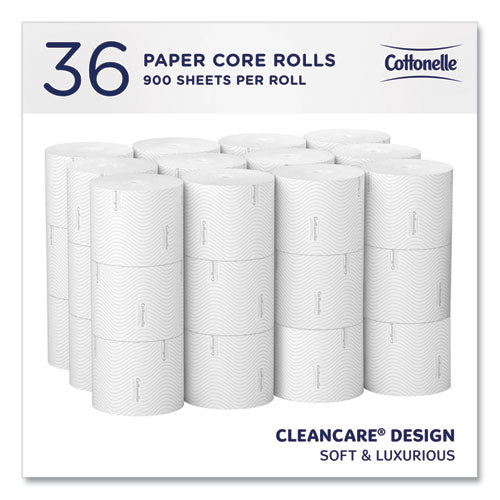 Clean Care Bathroom Tissue, Septic Safe, 2-ply, White, 900 Sheets/roll, 36 Rolls/carton - Image 3