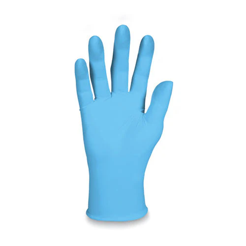 G10 Comfort Plus Blue Nitrile Gloves, Light Blue, Small, 100/box - Image 1