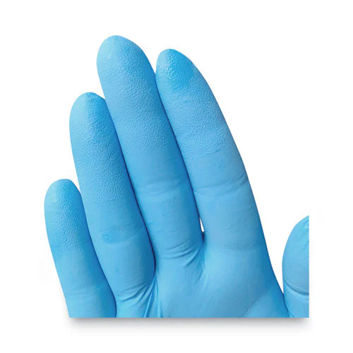 G10 Comfort Plus Blue Nitrile Gloves, Light Blue, Medium, 100/box - Image 1