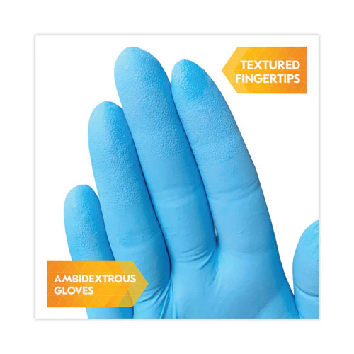 G10 Comfort Plus Blue Nitrile Gloves, Light Blue, X-large, 1,000/carton - Image 2