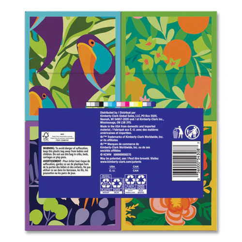 Ultra Soft Facial Tissue, 3-ply, White, 60 Sheets/box, 4 Boxes/pack, 3 Packs/carton - Image 2