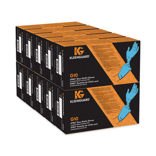 G10 2pro Nitrile Gloves, Blue, X-large, 90/box - Image 3