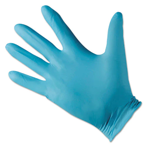 G10 Blue Nitrile Gloves, Blue, 242 Mm Length, Medium/size 8, 10/carton - Image 1