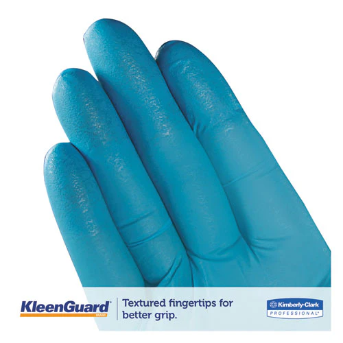 G10 Nitrile Gloves, Powder-free, Blue, 242 Mm Length, Large, 100/box, 10 Boxes/carton - Image 2