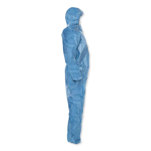 A20 Breathable Particle Protection Coveralls, X-large, Blue, 24/carton - Image 3