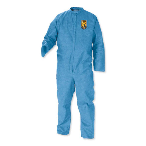 A20 Breathable Particle Protection Coveralls, Medium, Blue, 24/carton - Image 1