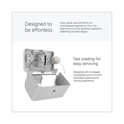 Icon Coreless Standard Roll Toilet Paper Dispenser, 8.43 X 13 X 7.25, White Mosaic - Image 2