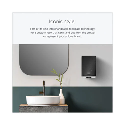 Icon Automatic Soap And Sanitizer Dispenser, 1.2 L, 8.06 X 14.18 X 4.75, Black Mosaic - Image 3