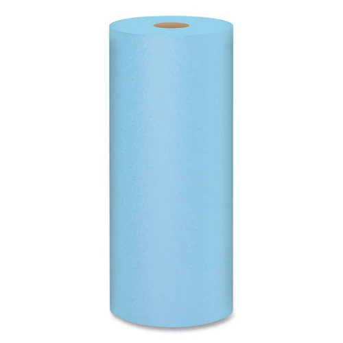 Shop Towels, Standard Roll, 1-ply, 9.4 X 11, Blue, 55/roll, 30 Rolls/carton - Image 2