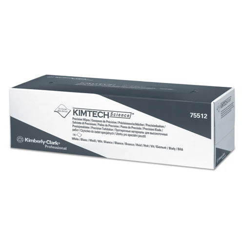 Precision Wipers, Pop-up Box, 1-ply, 11.8 X 11.8, Unscented, White, 196/box, 15 Boxes/carton - Image 1