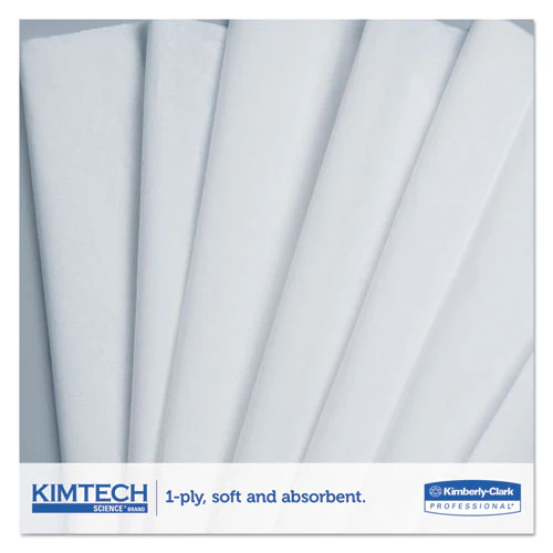 Precision Wipers, Pop-up Box, 1-ply, 11.8 X 11.8, Unscented, White, 196/box, 15 Boxes/carton - Image 2