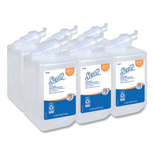 Antiseptic Foam Skin Cleanser, Unscented, 1,000 Ml Refill, 6/carton - Image 1