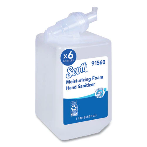 Pro Moisturizing Foam Hand Sanitizer, 1,000 Ml Refill, Fruity Cucumber Scent, 6/carton - Image 1