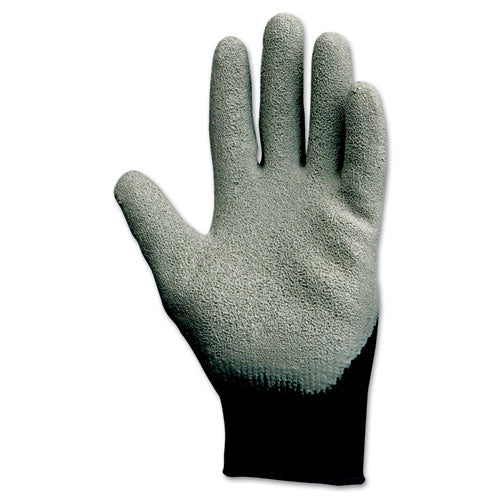 G40 Latex Coated Poly-cotton Gloves, 250 Mm Length, Large/size 9, Gray, 12 Pairs - Image 1
