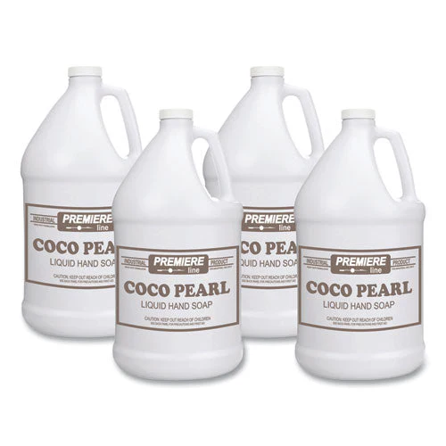 Coco Pearl Liquid Hand Soap, Coconut Scent, 128 Oz Bottle, 4/carton - Image 1