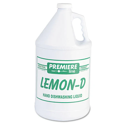 Lemon-d Dishwashing Liquid, Lemon, 1 Gal, Bottle, 4/carton - Image 1