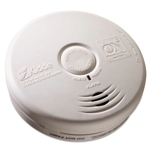 Kitchen Smoke/carbon Monoxide Alarm, Lithium Battery, 5.22" Diameter X 1.6" Depth - Image 1