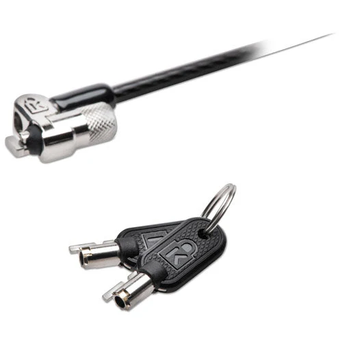 Microsaver 2.0 Keyed Laptop Lock, 6 Ft Steel Cable, Silver, 2 Keys - Image 2