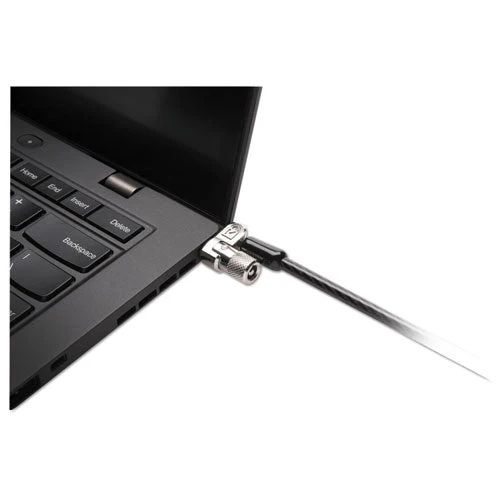 Microsaver 2.0 Keyed Laptop Lock, 6 Ft Steel Cable, Silver, 2 Keys - Image 3