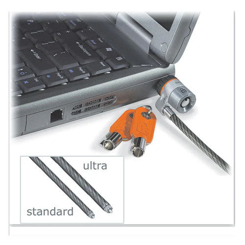 Microsaver Keyed Ultra Laptop Lock, 6 Ft Carbon Strengthened Steel Cable, 2 Keys - Image 3
