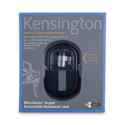 Microsaver Cable Lock, 4 Ft, Black - Image 2