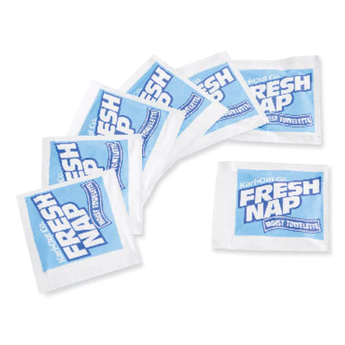 Fresh Nap Moist Towelettes, Individually Wrapped, 7 X 5, Citrus Scent, 1,000/carton - Image 3