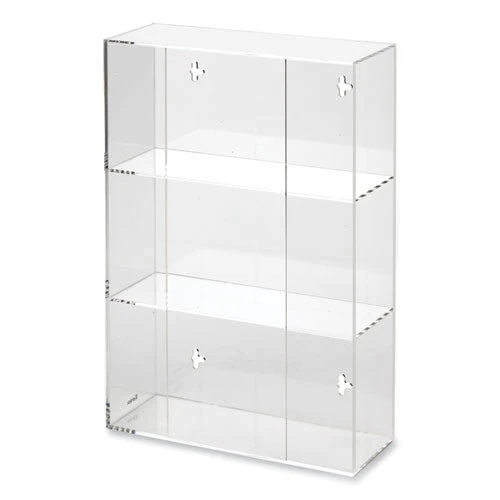 Triple Glove Dispenser, 10 X 4 X 16, Clear - Image 1
