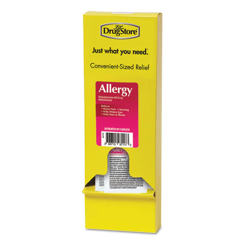 Allergy Relief Tablets, Refill Pack, Two Tablets/packet, 50 Packets/box - Image 1
