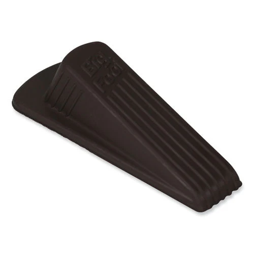 Big Foot Doorstop, No Slip Rubber Wedge, 2.25w X 4.75d X 1.25h, Brown - Image 3