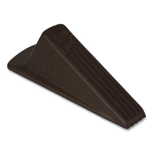 Giant Foot Doorstop, No-slip Rubber Wedge, 3.5w X 6.75d X 2h, Brown - Image 2