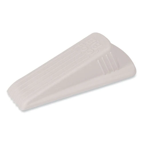 Big Foot Doorstop, No Slip Rubber Wedge, 2.25w X 4.75d X 1.25h, Beige, 2/pack - Image 3