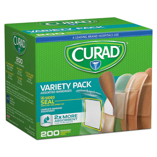 Variety Pack Assorted Bandages, 200/box - Image 1